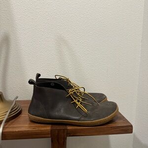 Vivo Barefoot Black Leather Athletic Shoes